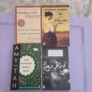 Bundle Of 4 Books Paperback Fiction Used Good Condition